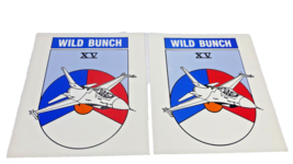 Wild Bunch XV 4.5”X 5” Military Aircraft Sticker Lot of 2 - $8.00