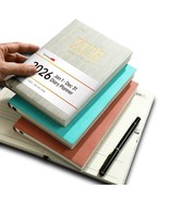 2026 A5 Soft Leather Cover  Daily Planner – One Page per Day Orgainzer f... - €23,97 EUR