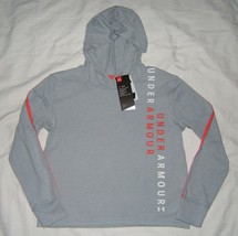 Under Armour Girls Finale Hoodie LS T Shirt Gray YMD Medium YXL Extra Large - $23.26 CAD
