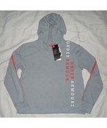 Under Armour Girls Finale Hoodie LS T Shirt Gray YMD Medium YXL Extra Large - £13.28 GBP