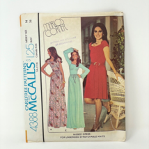 Vintage 1975 McCall's 4388 Pattern Dress Marlo's Corner Sz 14 Marlo Thomas Uncut - $9.85