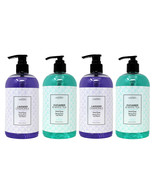 Vitabath Gift Set Lavender Chamomile+ Cucumber &amp; White Tea, 4 -16 oz + E... - $27.89