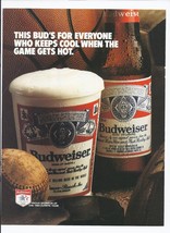 1984 Budweiser Beer Print Ad Sports Olympics Vintage 8.5&quot; x 11&quot; - $19.21
