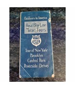 Royal Blue Line Free Map and Guide to New York 1920 - $27.96