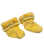 Vintage Carters Baby Clothes Yellow Duck Duckie Socks Newborn Infant 0-3... - $21.78