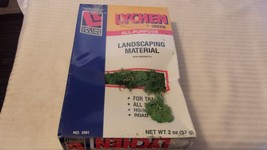 HO Scale Life-Like Green Colored Lychen Landscaping Material BNIB 2 ounc... - $30.00
