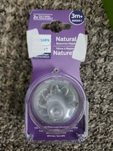 Philips Avent Natural Response Nipple  Baby Bottle Nipple 2 Pack 3M+ Sealed - $8.66