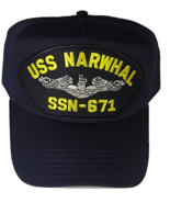 USS NARWHAL SSN-671 HAT CAP USN NAVY SUBMARINE SUB STURGEON CLASS - £18.50 GBP