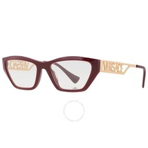 Versace VE3327U 5381 Eyeglasses Bordeaux Frame Demo Lens 53mm - £85.03 GBP