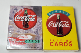 Coca-Cola Coke Playing Cards x2 Decks Gift Stocking Stuffer Set of 2 - £7.82 GBP