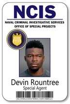 Devin Rountree Special Agent From Ncis Los Angeles Pin Fastener Name Badge Hallo - £12.78 GBP