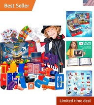Complete Magic Set for Young Magicians - 28 Props &amp; Quality Storage Table - £41.14 GBP