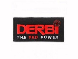 Derbi Motorcycle Embroidered Iron On Sew Patch NEW Fast Free Ship - £10.01 GBP