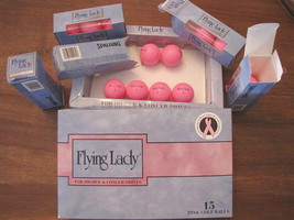 15 Collectible 2002 Pink Pink Balls Flying Lady Spalding Golf Balls Rare... - $64.78