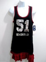 NCAA Florida State Seminoles FSU E5 College Classics SM Black Dress Sequ... - £16.50 GBP