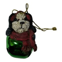 Boyds Bears &amp; Friends The Bearstone Collection Jingle Dog Ornament w/Box - £11.72 GBP