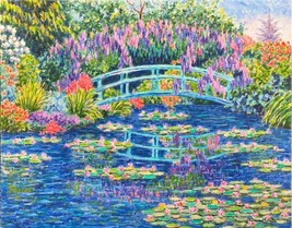 Diane Monet Calme après Midi Embelished Giclée sur Toile Étiré 16x20 - £419.41 GBP