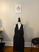 Wells Grace Black Dress Sz M Sleeveless  colorful Back Detail - $741.37 MXN