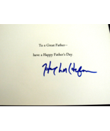 HUGH HEFNER PLAYBOY OWNER SIGNED AUTO 1970 PLAYBOY HAPPY FATHERS DAY CAR... - €343,89 EUR