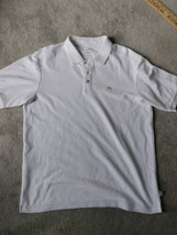 Tommy Bahama Shirt Island Zone Men&#39;s Large Supima Marlin Logo White Polo... - $15.84