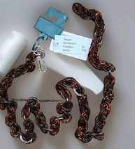 Wild Fable™ ~ Size LARGE ~ Chain Belt ~ Brown/TARBBOO ~ Tortoise Print - $18.70