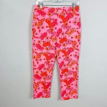 Lilly Pulitzer Pink Orange White Tango Tigers Print Women&#39;s Size 6 Capri Pants - £30.56 GBP