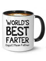 Funny Dad Coffee Mug World&#39;s Best Novelty Gifts for Dad Grandpa Stepdad Brother - $20.94