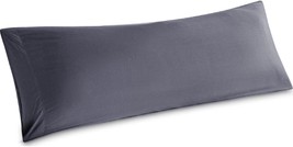 Bedsure Body Pillow Cover - Dark Grey Long Cooling Pillow 1 - £11.12 GBP