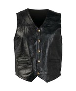 Giovanni Navarre Italian Stone Design Genuine Leather Vest - All Sizes -... - £20.14 GBP+