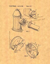 Coupling for Fire Hydrant-fire Hose Connection Patent Print - £6.45 GBP+