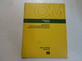 John Deere F500 Integrale Harrow Drawbar Sezioni Dell'Operatore Manuale ... - €15,03 EUR John Deere F500 Integrale Harrow Drawbar Sezioni Dell'Operatore Manuale ... - €15,03 EUR