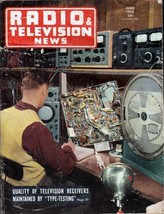 Radio &amp; Television News Magazine June 1950 Ham Radio, TV Receiver, War Effort - £6.77 GBP
