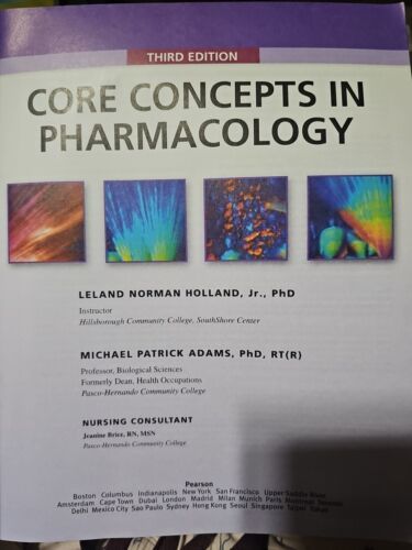 CORE CONCEPTS IN PHARMACOLOGY (3RD EDITION) By Leland Norman Holland & Michael Item image 4