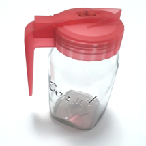 Glass Syrup Pour Spout Locking Lid Container refrigerator juice storage ... - $16.00