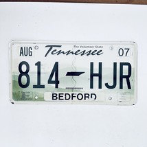 2007 United States Tennessee Bedford County Passenger License Plate 814 HJR - $18.80