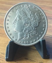 1886-P AU Silver Morgan Dollar SMART INVESTMENT  20210043f - £47.95 GBP
