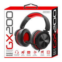 GX:200 Gaming Headphone In Red Model # 06ST-HS-GX200RD, By Sentry Industries - £22.89 GBP