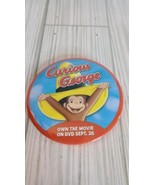 Curious George Coming to DVD Promotional Pin Approx.. 3 Inches - $53.23 MXN
