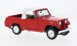 Welly Jeep Jeepster Commando Pick Up Red 1967 1:24 - $29.69