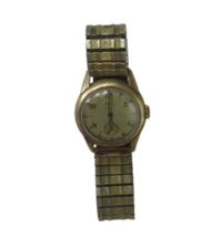 Vintage Elgin Wristwatch Gold Tone Wind Up - NEEDS REPAIR - £19.04 GBP