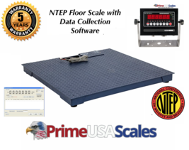 5 Year Warranty NTEP 60&quot;x60&quot; Floor scale 10,000 lb x 2 lb w/ Data Software - £926.34 GBP