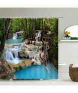  High quality Forest Natural Scenery Waterproof Shower Curtain Bathroom - £18.31 GBP+