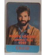 KENNY LOGGINS - VINTAGE ORIGINAL CONCERT TOUR CLOTH BACKSTAGE PASS - $10.00