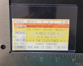BELA FLECK AND THE FLECKTONES - VINTAGE MARCH 19, 2001 CONCERT TICKET STUB - $10.00