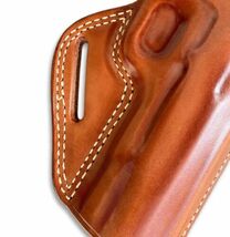 Fits Ruger SR 22/ 22 LR 4.5”BBL Leather Belt Holster Open Top #1389# RH image 2