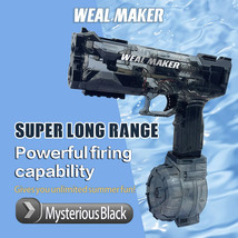 Electric Water Gun Squirt Guns Automatic Blaster Guns Black Toy Kids Adults - £26.85 GBP