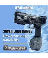 Electric Water Gun Squirt Guns Automatic Blaster Guns Black Toy Kids Adults - £26.96 GBP