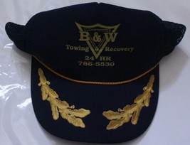 B&amp;W Towing &amp; Recovery Hat with Gold Leafs On The Bill ba1 - £10.25 GBP
