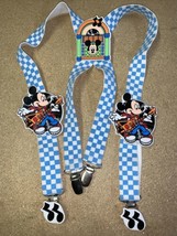 Vintage Avon Be-Boppin&#39; Mickey Mouse Suspenders Disney Kids 1990 - £7.52 GBP