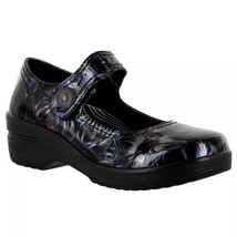 Easy Street Women Mary Jane Work Shoes LetSee Black Silver Blue - £12.73 GBP